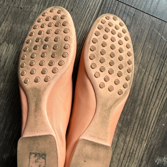 Tory Burch Claire Ballet Women's Flat Leather Shoes (Sweet Tooth / Gold) Size 6. - Picture 10 of 10